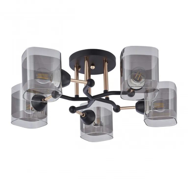 Потолочная люстра Arte Milano Amalfi 324308/5 BK+FG в Нижнем Новгороде
