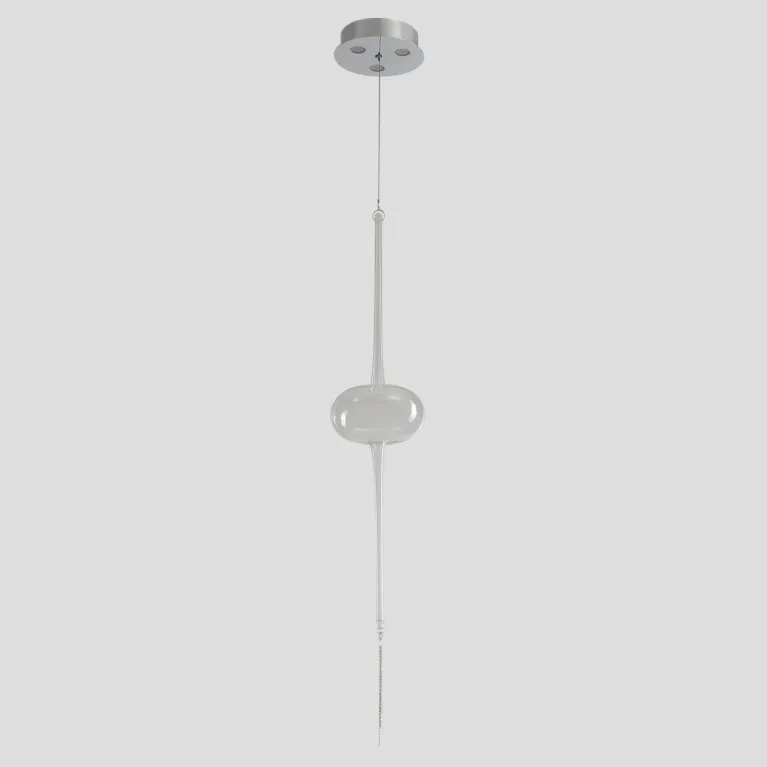 Подвесной светильник Crystal Lux GLASS SP3W LED CHROME в Нижнем Новгороде