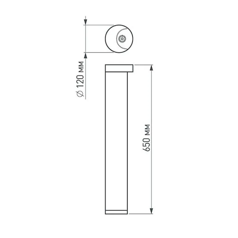 Уличный светодиодный светильник Arlight LGD-Path-Round120-H650B-12W Warm White 020337 в Нижнем Новгороде