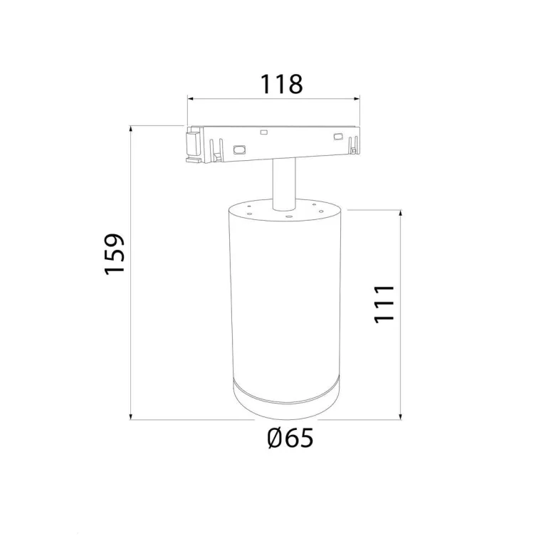 Трековый светодиодный светильник Elektrostandard Slim Magnetic 85506/01 a061298 в Нижнем Новгороде