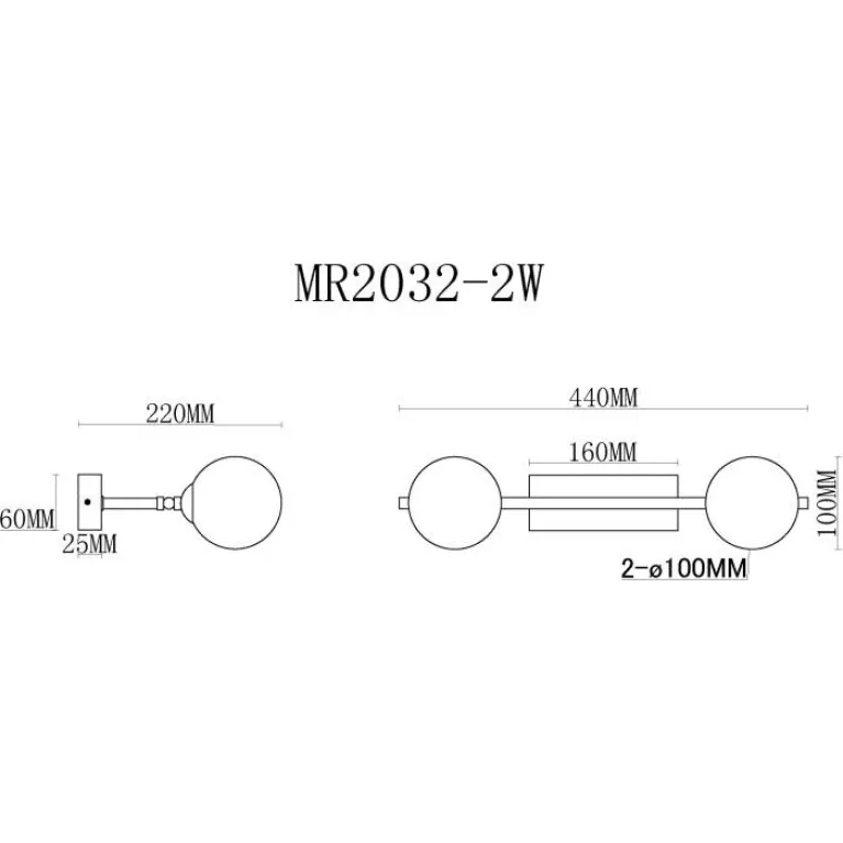 Бра MyFar Valency MR2032-2W в Нижнем Новгороде