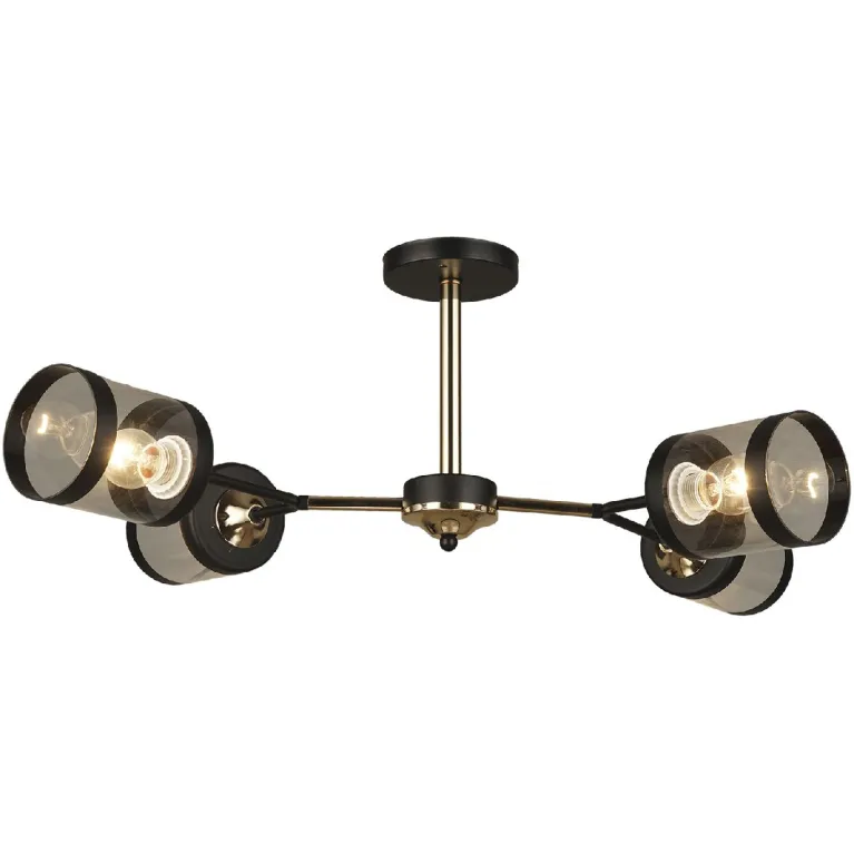 Люстра на штанге Reluce 03592-0.3-04 FGD+BK в Нижнем Новгороде