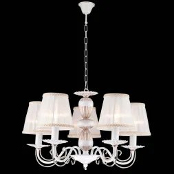 Подвесная люстра Natali Kovaltseva SCARLETT II 11392/5C WHITE GOLD
