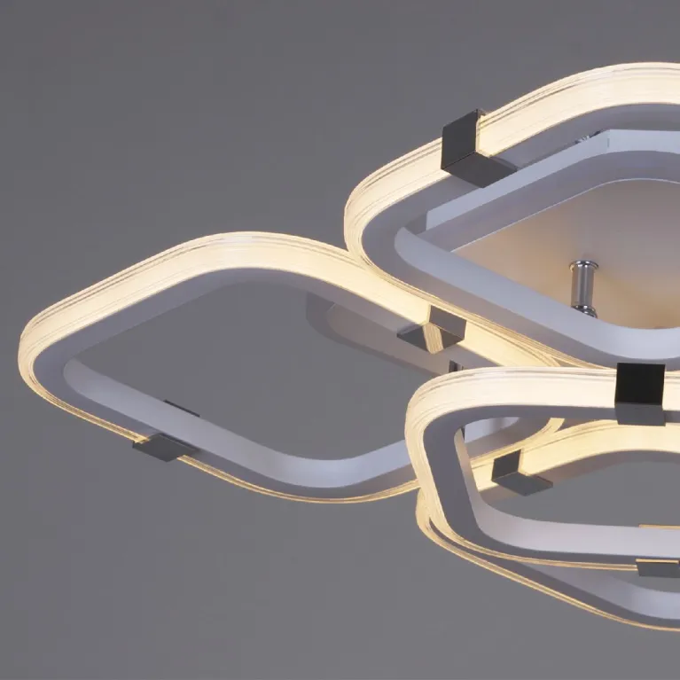 Потолочная люстра Reluce 06321-3.3-05 WH+CR (RGB) в Нижнем Новгороде