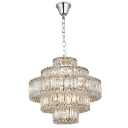 Подвесная люстра Newport 8450 8459+6/C chrome М0066728