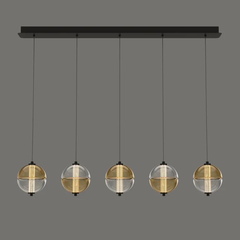 Подвесной светильник Delight Collection MD24022079-5B black/amber в Нижнем Новгороде