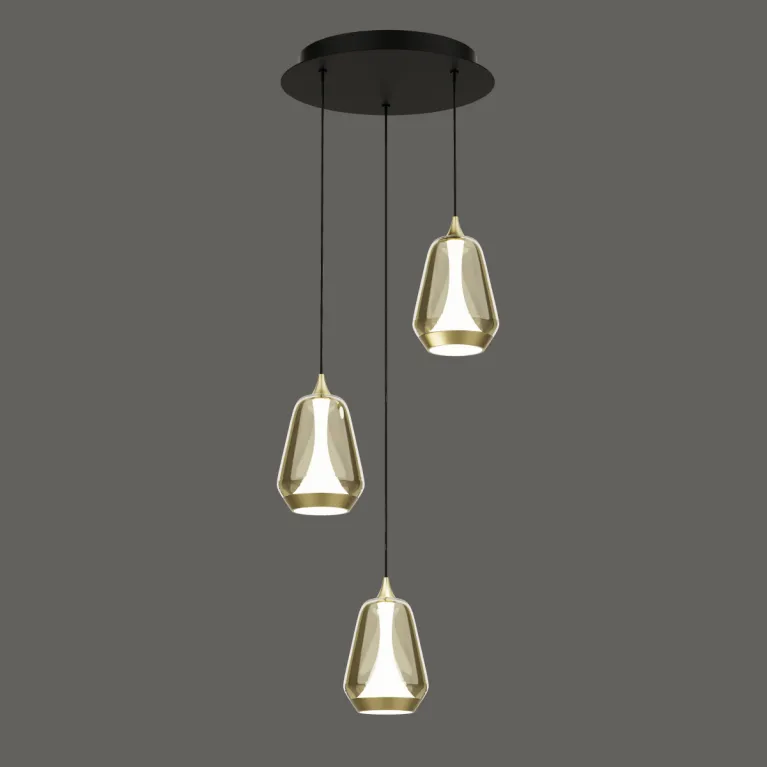 Подвесной светильник Delight Collection MD24001011-3A brass/champagne в Нижнем Новгороде