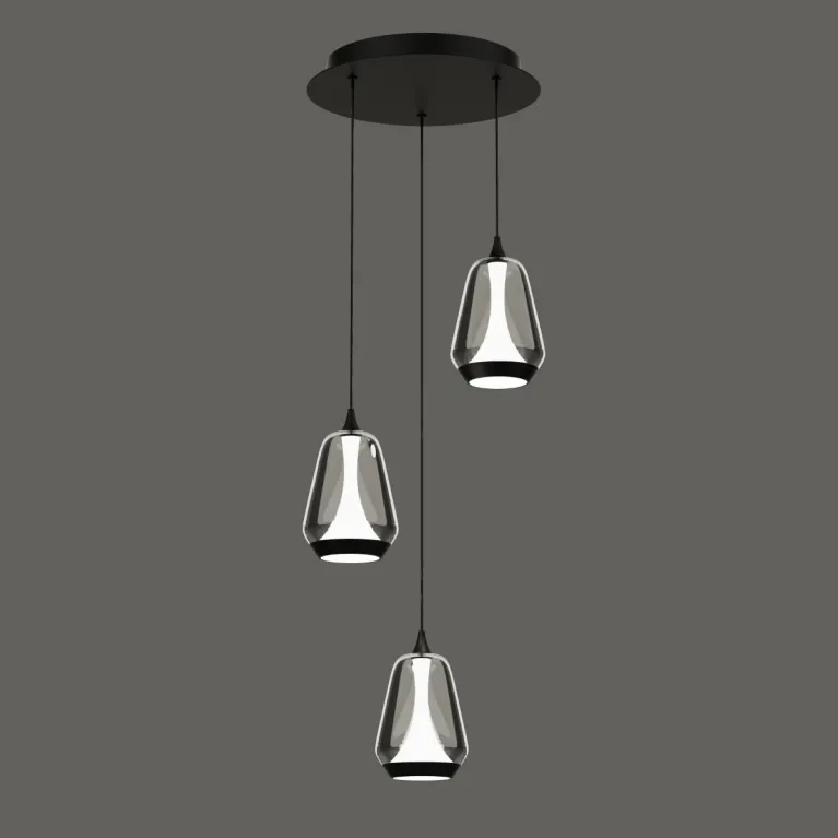 Подвесной светильник Delight Collection MD24001011-3A black/smoky в Нижнем Новгороде