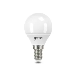 Лампа светодиодная Gauss E14 9,5W 6500K матовая 105101310
