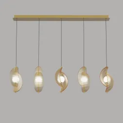 Подвесной светильник Delight Collection MD24030035-5B brass/amber