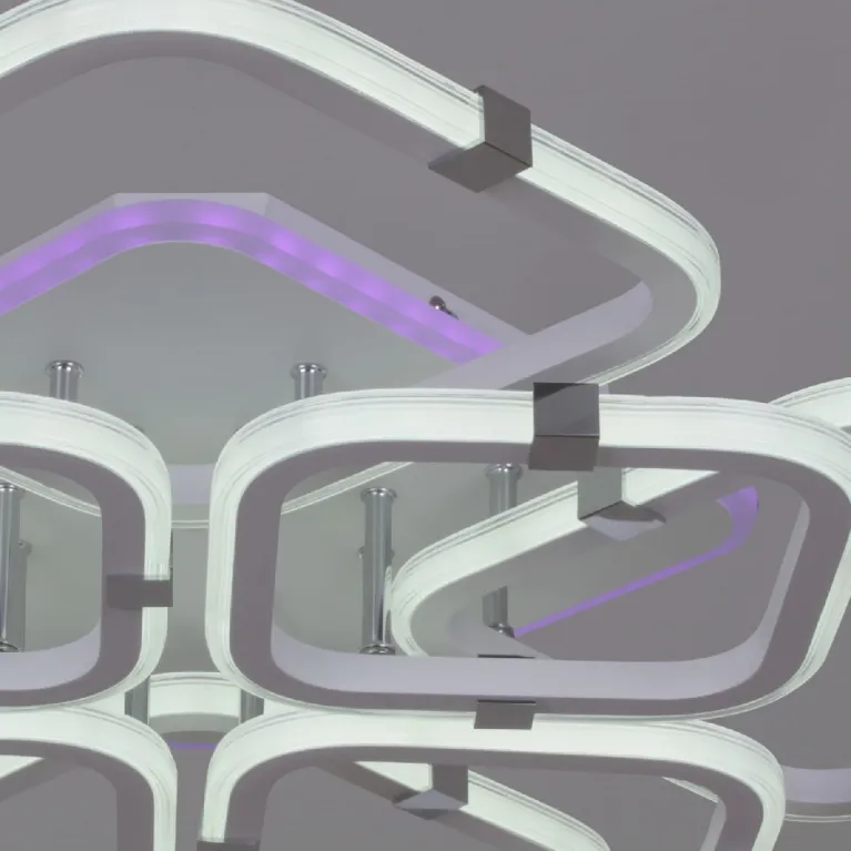 Потолочная люстра Reluce 06321-3.3-4+4A WH+CR (RGB) в Нижнем Новгороде