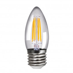 Лампа светодиодная филаментная Voltega E27 4W 4000К прозрачная VG1-C1E27cold4W-F 4667