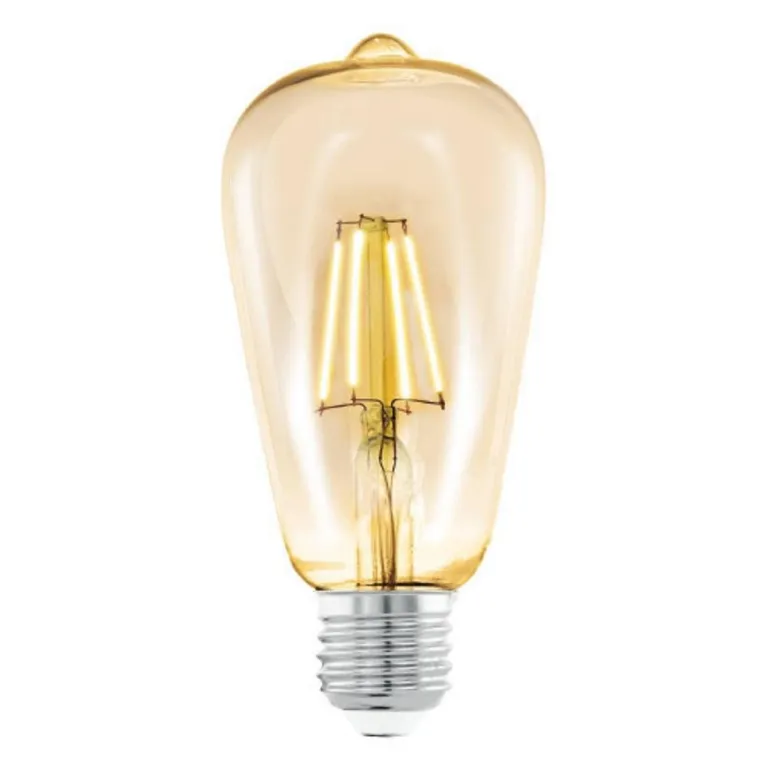 Лампа светодиодная филаментная диммируемая Eglo E27 4W 2200К янтарь 12871 в Нижнем Новгороде