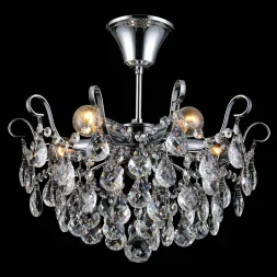 Потолочная люстра Natali Kovaltseva HAPPY DIAMONDS I 11546/5C CHROME