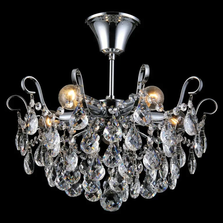 Потолочная люстра Natali Kovaltseva HAPPY DIAMONDS I 11546/5C CHROME в Нижнем Новгороде