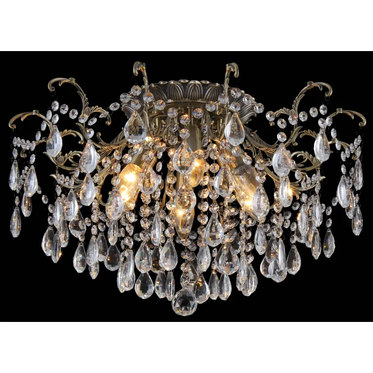 Потолочная люстра Natali Kovaltseva HAPPY DIAMONDS 70023-6C ANTIQUE в Нижнем Новгороде