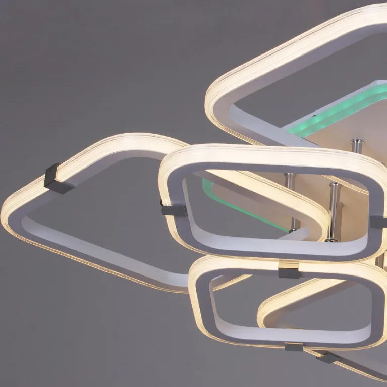 Потолочная люстра Reluce 06321-3.3-4+4A WH+CR (RGB) в Нижнем Новгороде