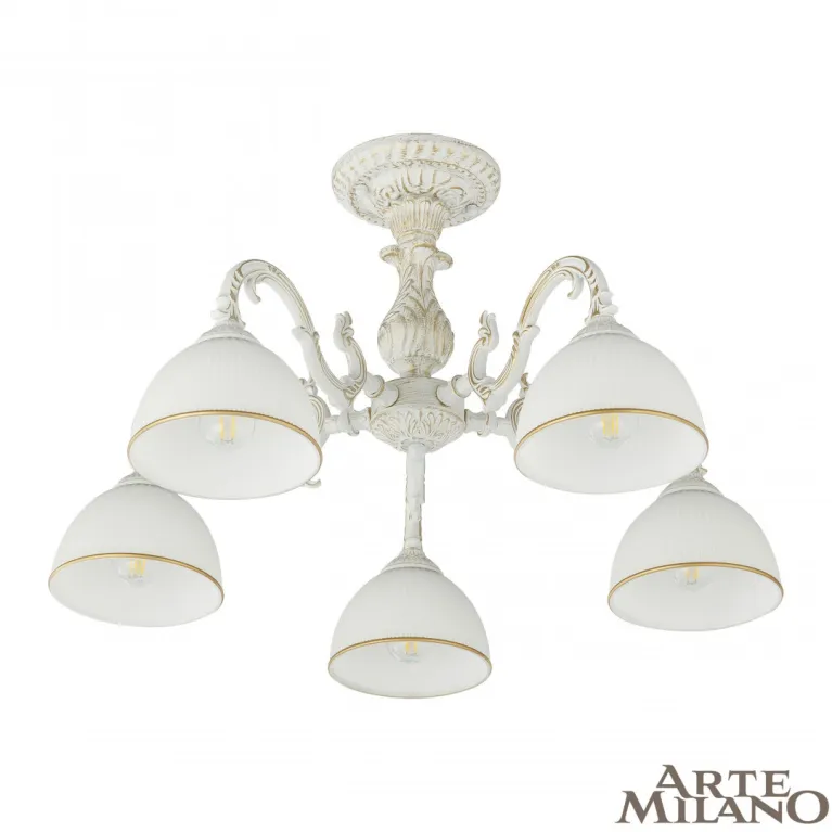 Потолочная люстра Arte Milano 346410/5 WT+G в Нижнем Новгороде