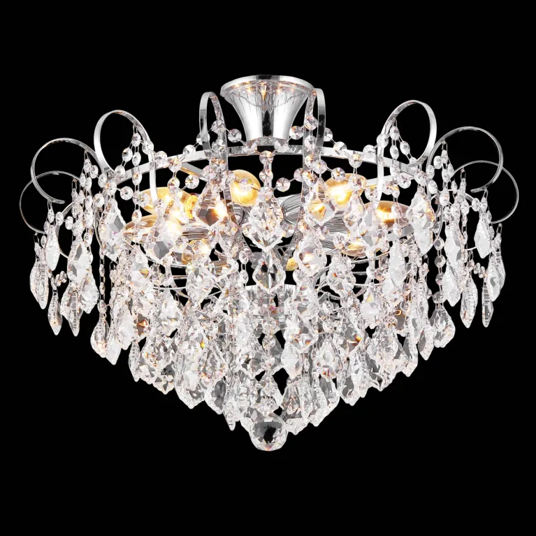 Потолочная люстра Natali Kovaltseva HAPPY DIAMONDS 11545/8C CHROME в Нижнем Новгороде