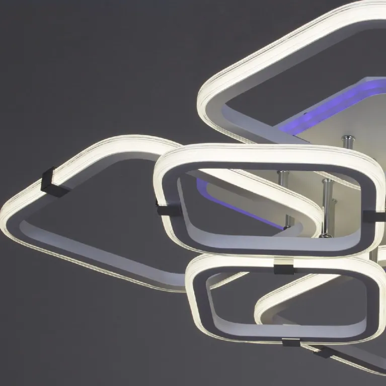 Потолочная люстра Reluce 06321-3.3-4+4A WH+CR (RGB) в Нижнем Новгороде