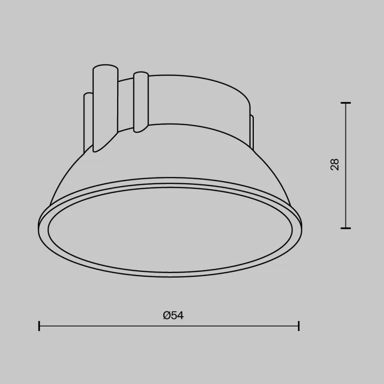 Рамка-отражатель для светильников серии Alfa LED Maytoni Ring8-10W-RD-B в Нижнем Новгороде
