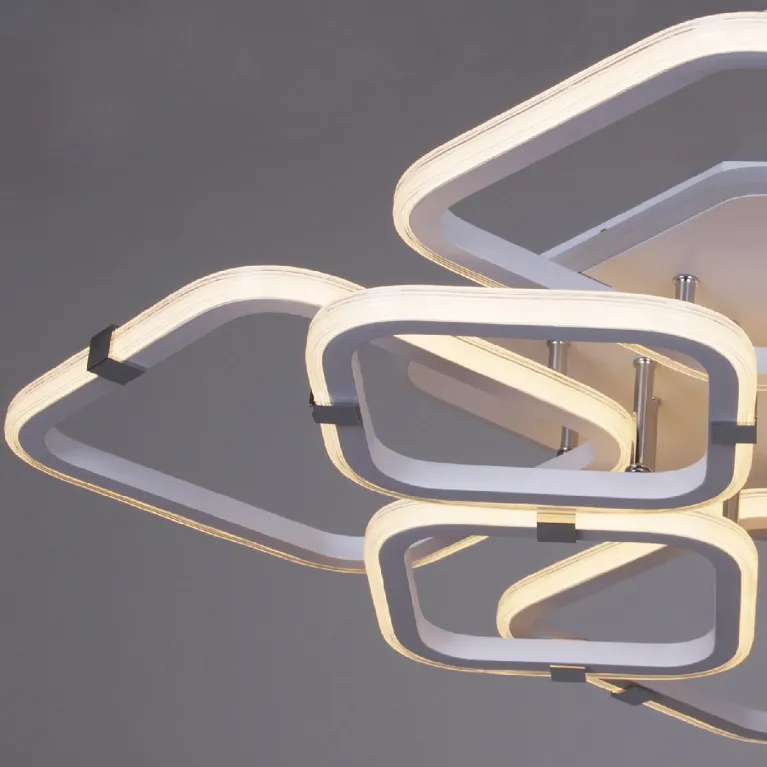 Потолочная люстра Reluce 06321-3.3-4+4A WH+CR (RGB) в Нижнем Новгороде