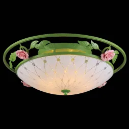 Потолочная люстра Natali Kovaltseva ROSE 11547/5С GREEN