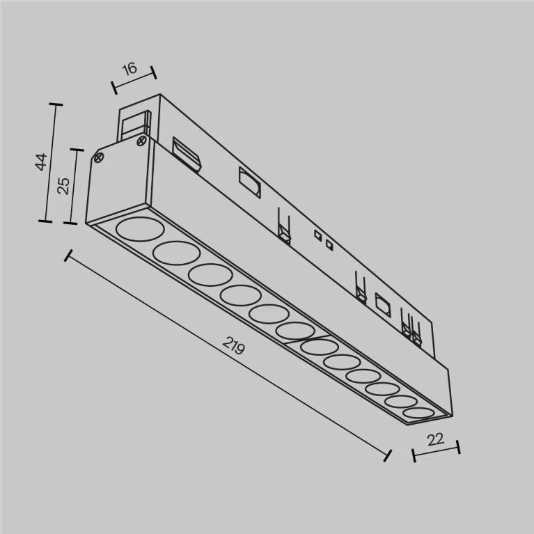 Трековый светодиодный светильник Maytoni Technical Points TR031-2-12W3K-W в Нижнем Новгороде