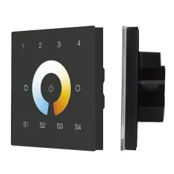 Сенсорная панель Arlight DALI-901-11-4G-4SC-MIX-DT8-IN Black BUS/230V 037197
