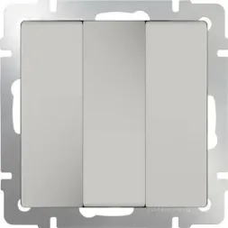 Выключатель трехклавишный слоновая кость WL03-SW-3G-ivory 4690389073434