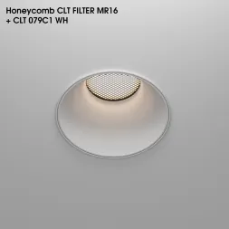 Рассеиватель Crystal Lux CLT FILTER MR16 Honeycomb BL