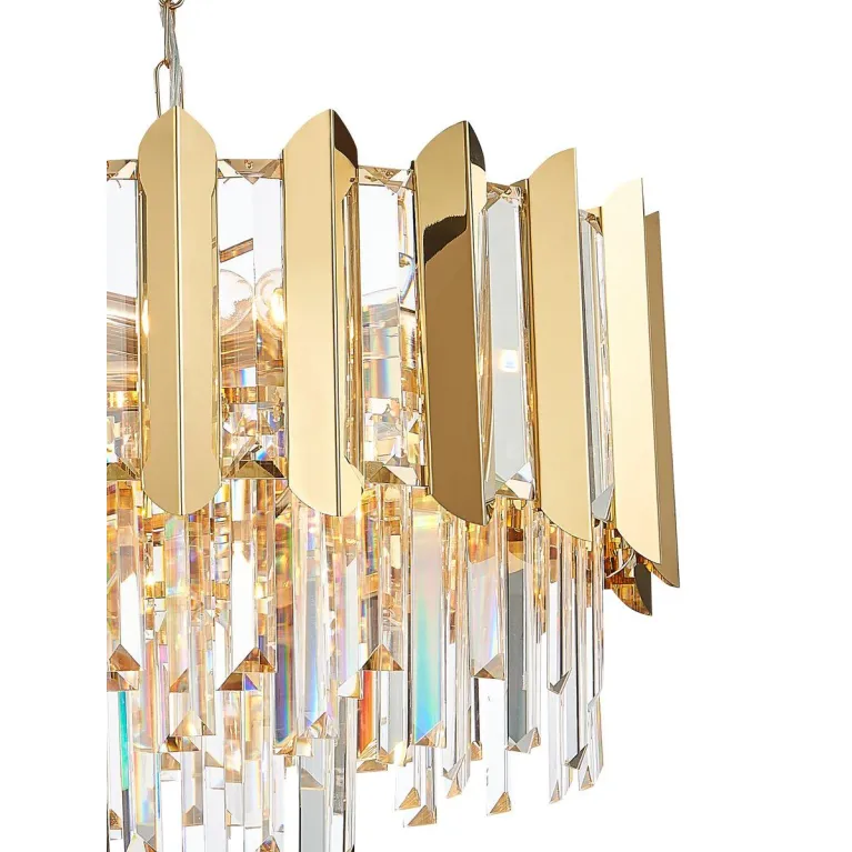 Подвесная люстра Natali Kovaltseva Amazone 81444/8C Gold в Нижнем Новгороде