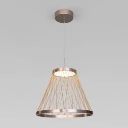 Подвесной светильник Eurosvet Cesta 40016/1 LED коричневый a069283