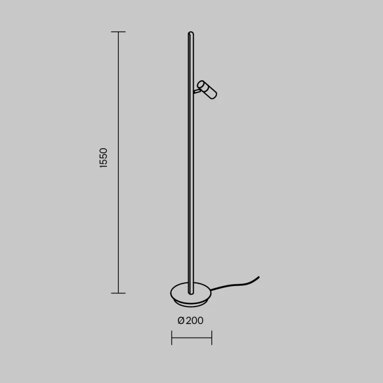 Торшер Maytoni Thin MOD395FL-L28BS3K в Нижнем Новгороде