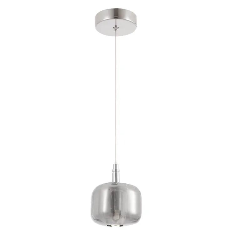 Подвесной светильник Crystal Lux Box SP1 Chrome/Smoke в Нижнем Новгороде