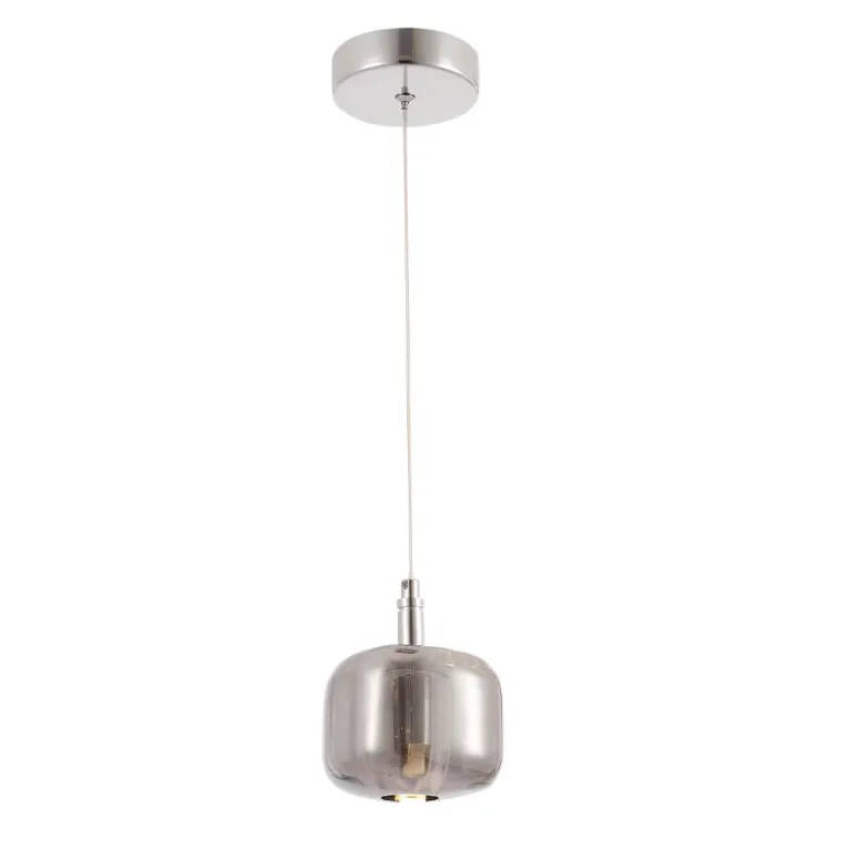 Подвесной светильник Crystal Lux Box SP1 Chrome/Smoke в Нижнем Новгороде