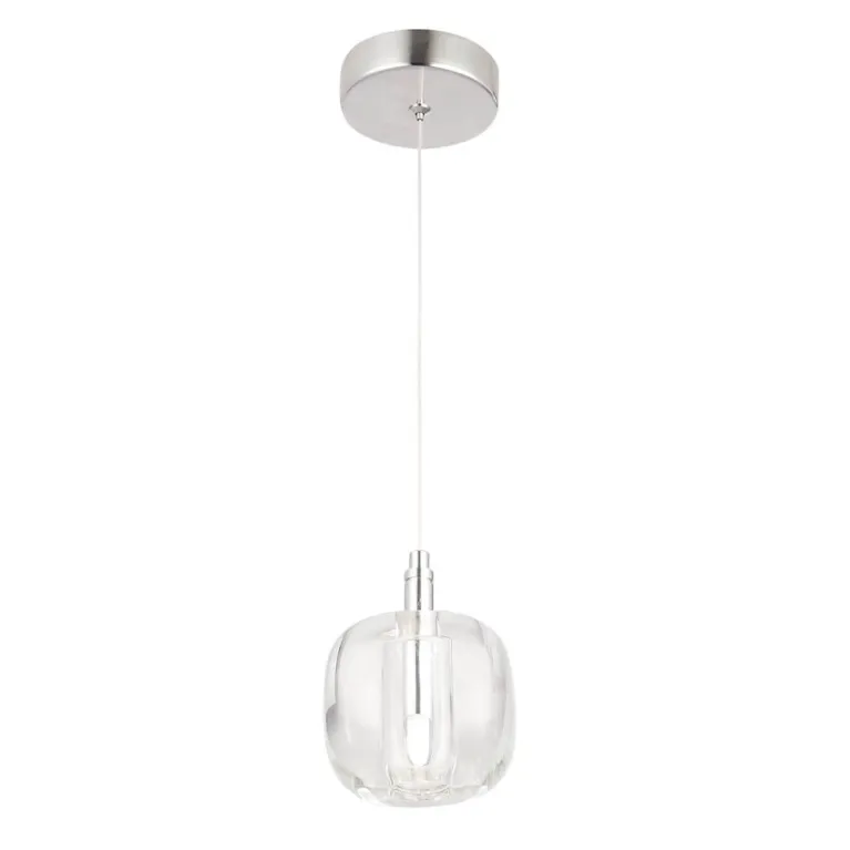 Подвесной светильник Crystal Lux Box SP1 Chrome/Transparent в Нижнем Новгороде