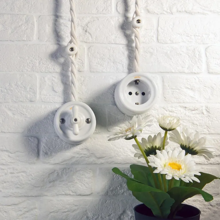 Ретро кабель Werkel витой трехжильный 1,5 мм белый W6453201 4690389165511 в Нижнем Новгороде