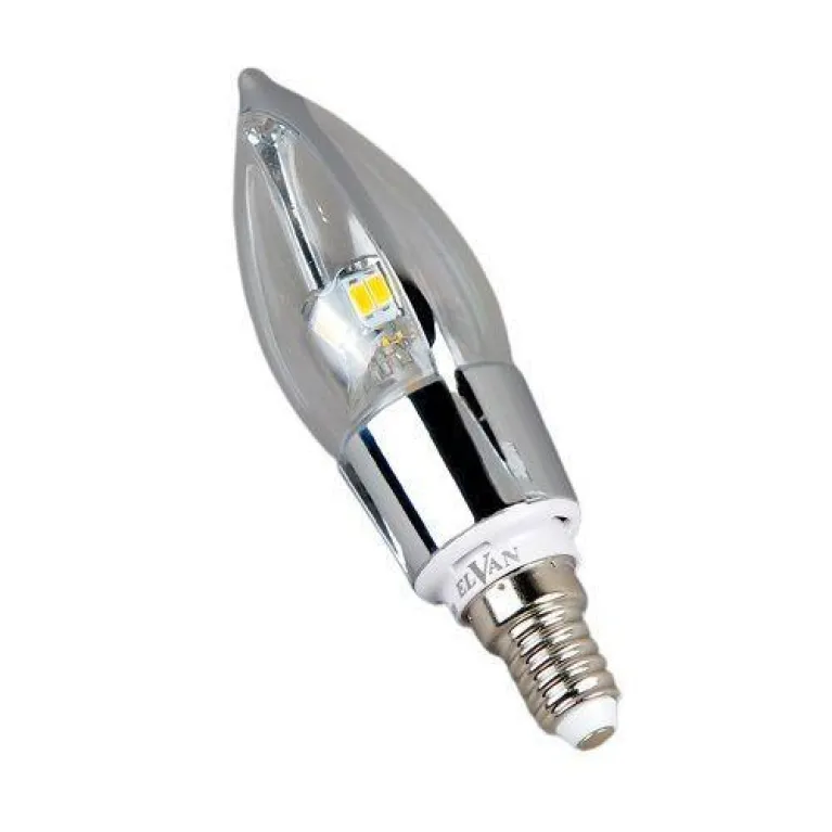 Лампа светодиодная Elvan E14 5W 3000K прозрачная E14-5W-3000K-Q100B-SL в Нижнем Новгороде