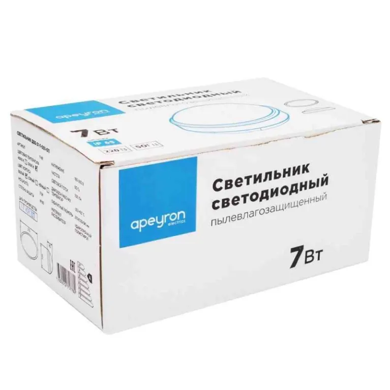 Настенно-потолочный светильник Apeyron ДББ 01-7-001-011 11-91бел в Нижнем Новгороде