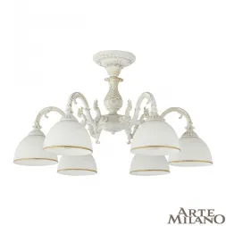 Потолочная люстра Arte Milano 346410/6 WT+G