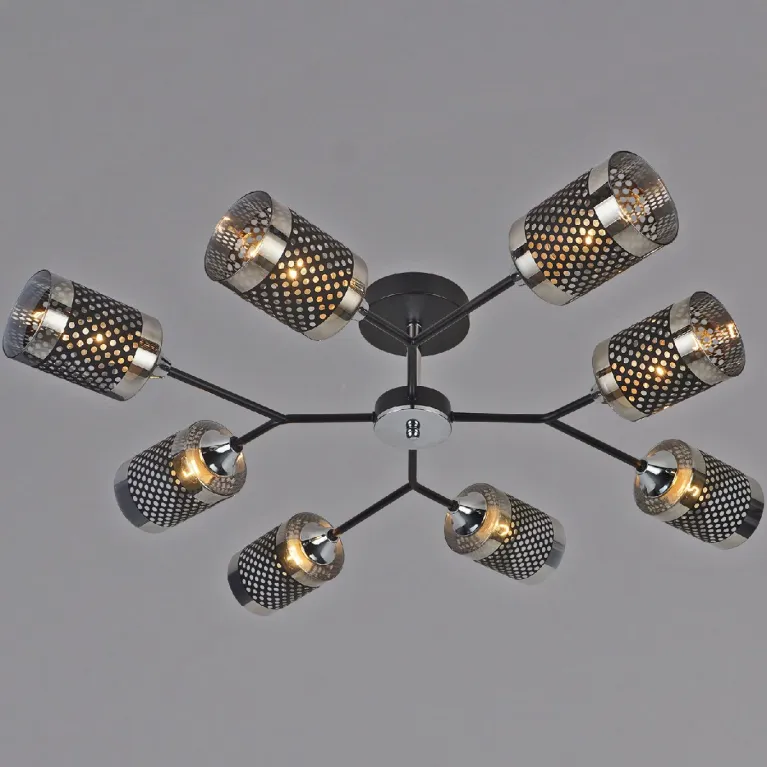 Люстра на штанге Reluce 01405-3.3-08B BK+CR в Нижнем Новгороде