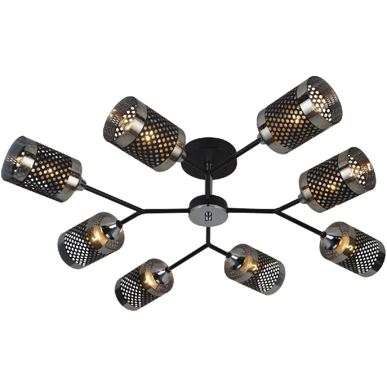 Люстра на штанге Reluce 01405-3.3-08B BK+CR в Нижнем Новгороде