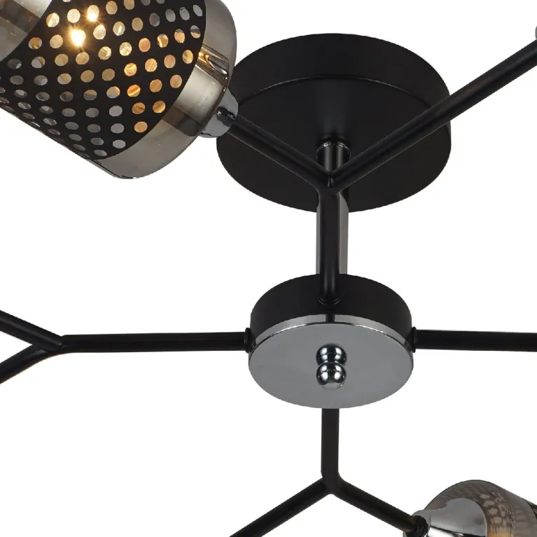 Люстра на штанге Reluce 01405-3.3-08B BK+CR в Нижнем Новгороде