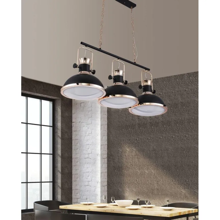 Подвесная люстра Lumina Deco Batore LDP 274-3 BK в Нижнем Новгороде