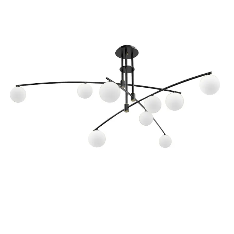 Люстра на штанге Delight Collection 8119P/9 black в Нижнем Новгороде
