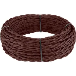 Кабель витой Werkel Ретро 2х1,5 (итальянский орех) W6452525 4690389165740