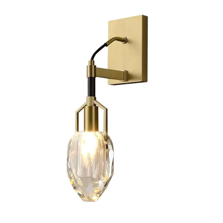 Бра DeLight Collection Wall lamp 8960-1W brass/clear в Нижнем Новгороде