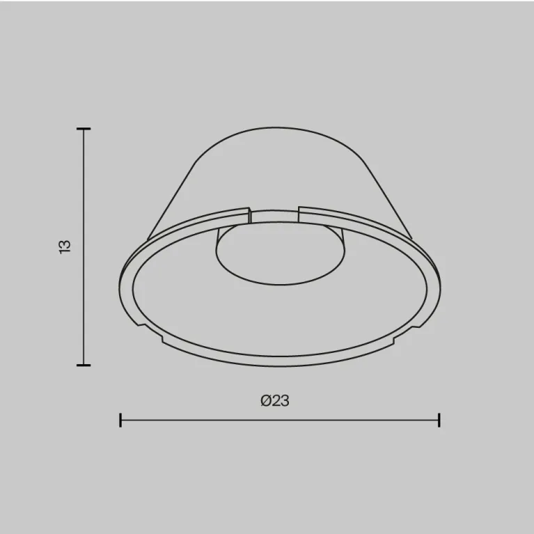 Линза для светильников серии Mini 25° Maytoni Technical LensD25-25 в Нижнем Новгороде