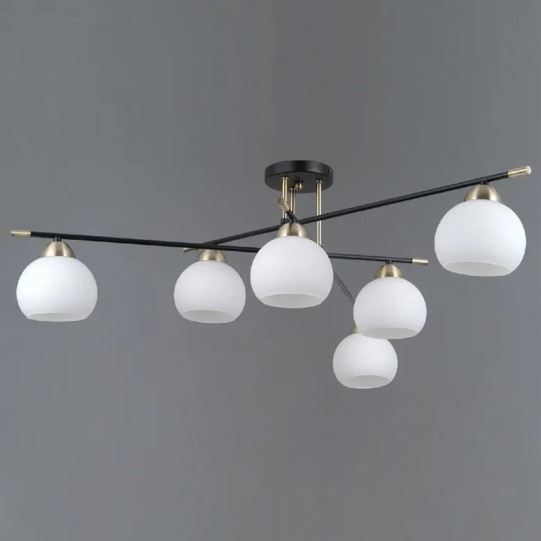 Потолочная люстра Illumico IL0446-6CSQ-24 BK AB LIBRA в Нижнем Новгороде